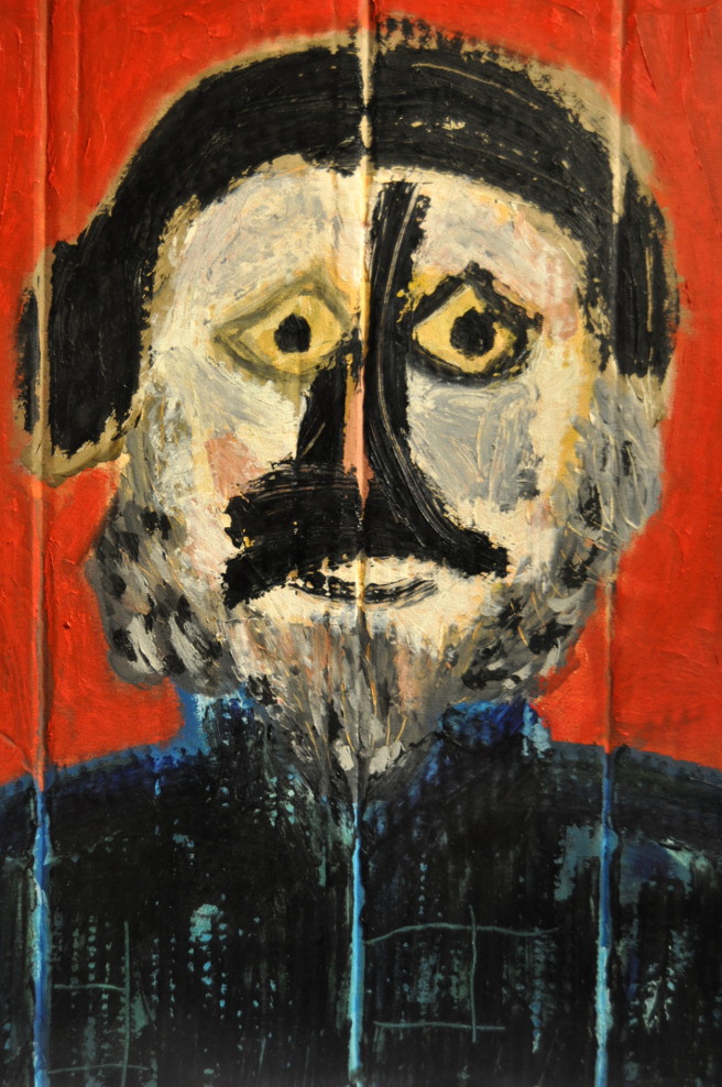 Autoretrato Óleo sobre cartón 40x50cm