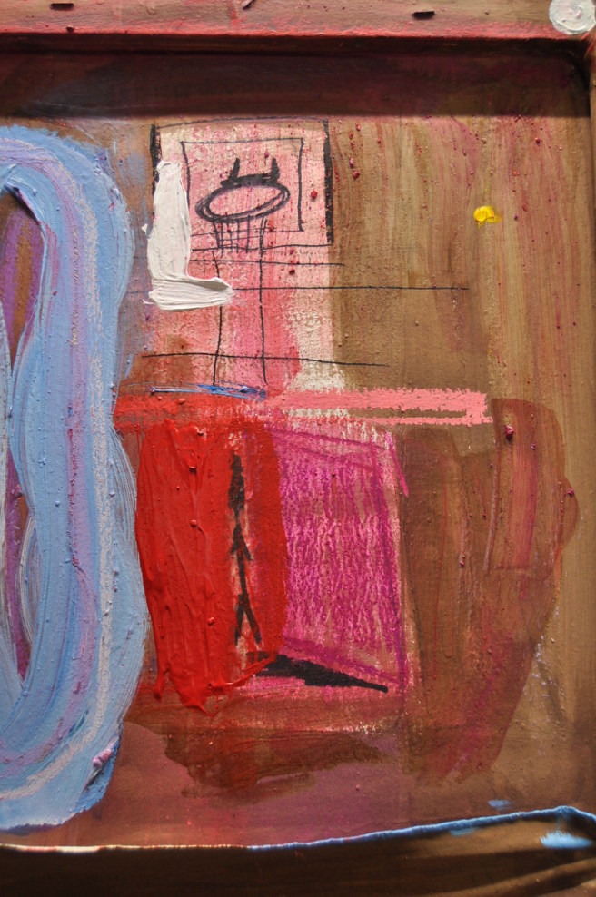 Cancha Mixta sobre tela 50x60cm