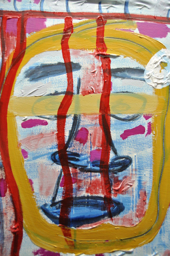 Ducha Acrílico sobre tela 50x60cm