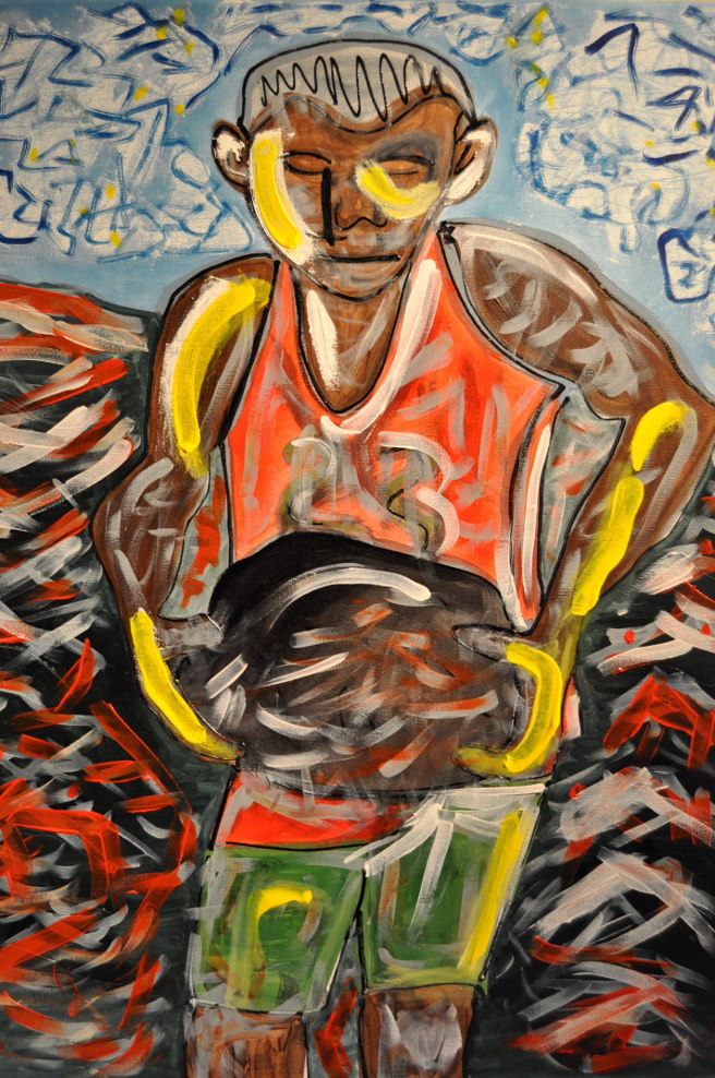 El juego Acrílico sobre tela 50x70cm