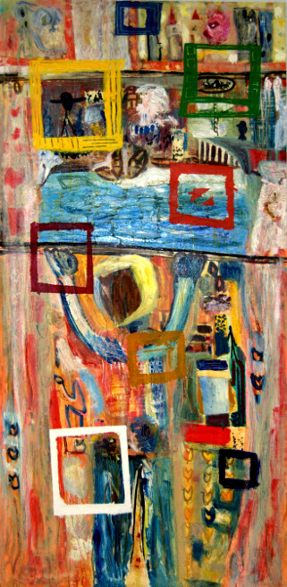 El niño grande Óleo sobre tela 180x90cm