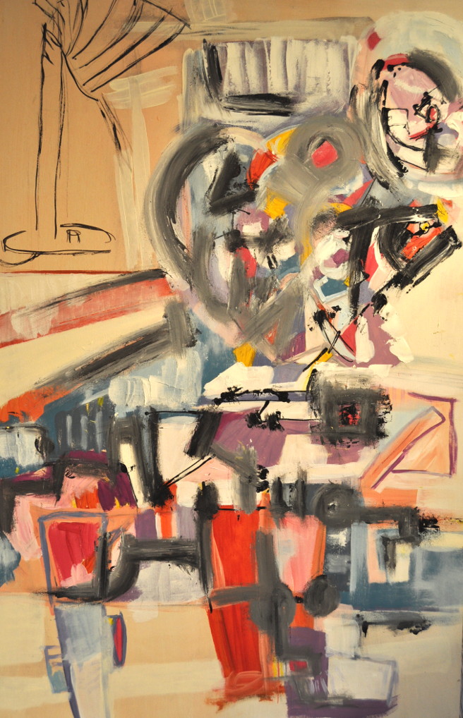 El estudiante Óleo sobre tabla 80x90cm