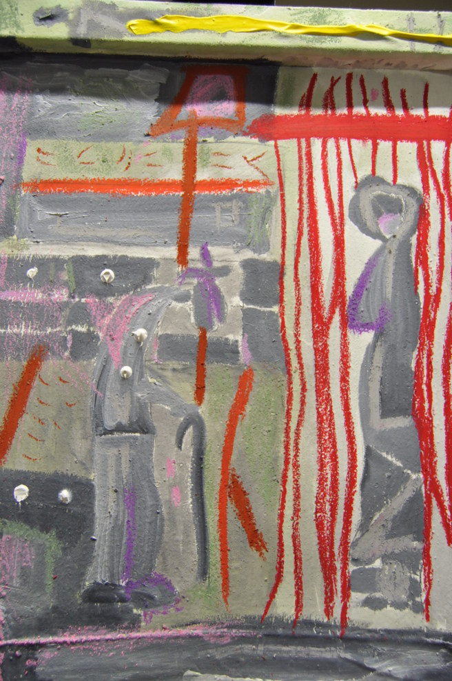 El vestidor Mixta sobre tela 50x60cm