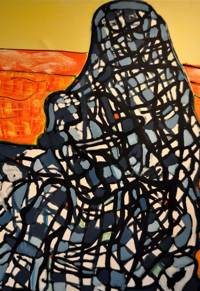 La red  Mixta sobre tela 50x70cm