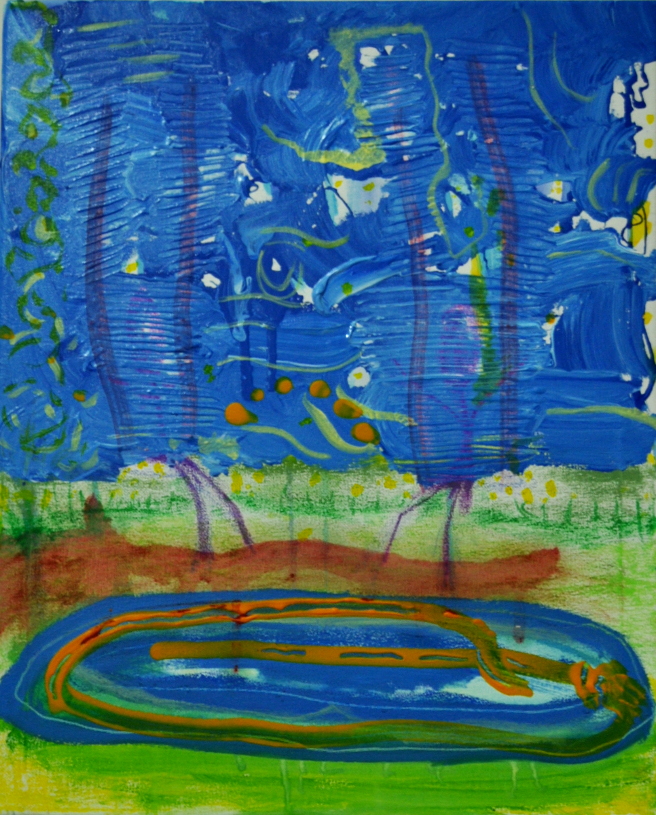 Marea alta Acrílico sobre tela 50x40cm