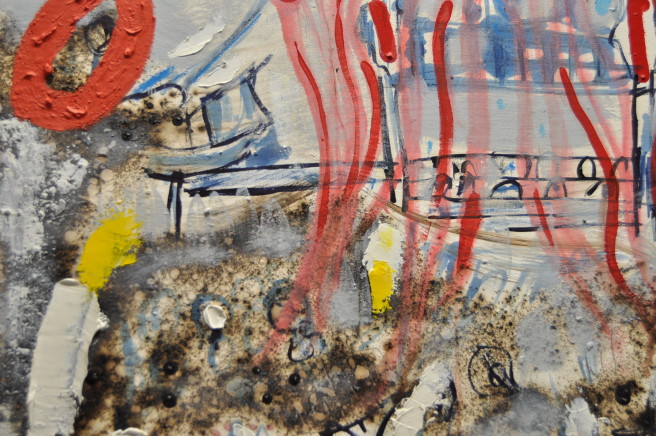 Música Mixta sobre tela 50x50cm