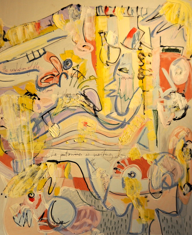 La pantomima Óleo sobre tabla 60x80cm