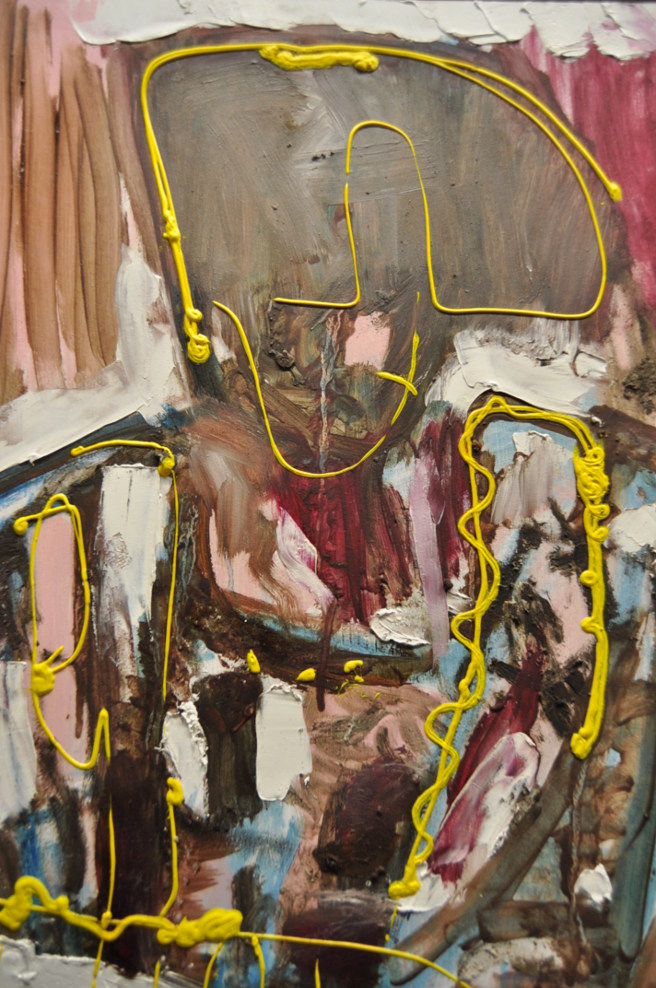 Pianista Mixta sobre tabla 40x50cm