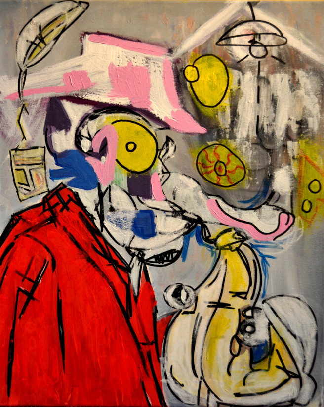 Saxoman Mixta sobre tela 40x50cm