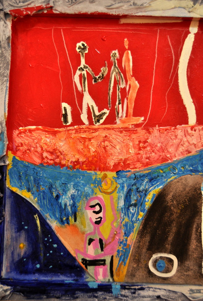 Teatro Óleo sobre tela 50x60cm