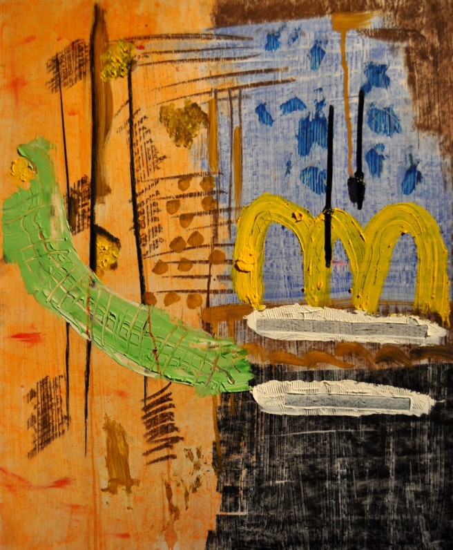 Zen Mixta sobre tabla 40x50cm