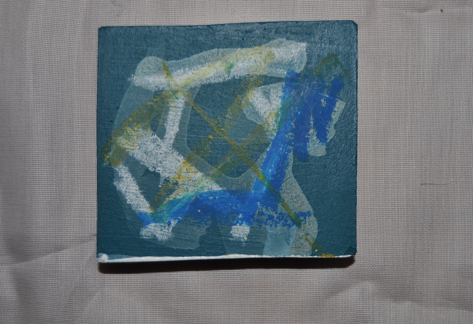 3Biz.original Cera sobre madera 8x8cm