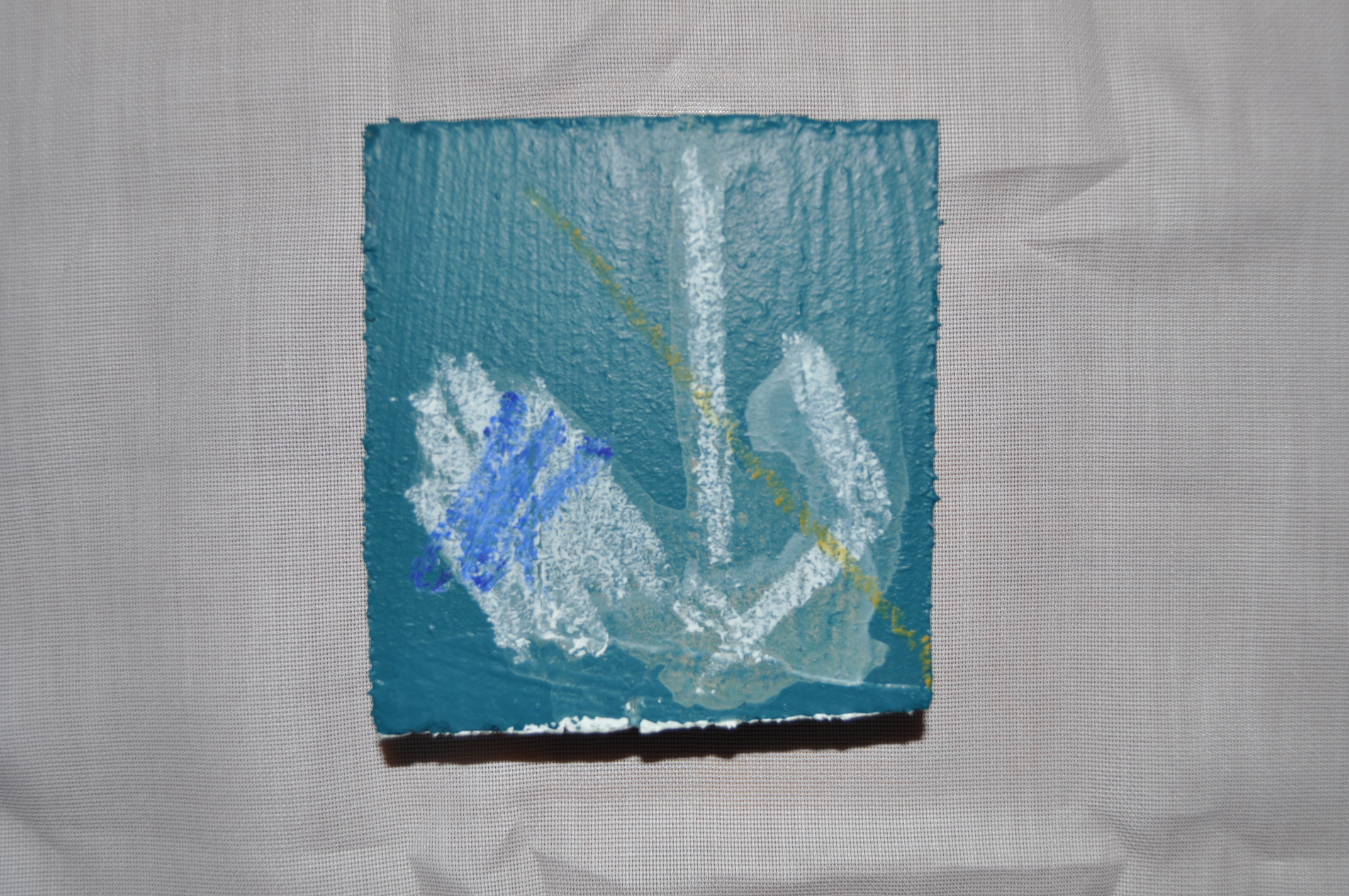 4Biz.original Cera sobre madera 8x8cm