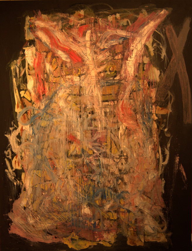 Búho. Óleo sobre tabla. 60x80cm.