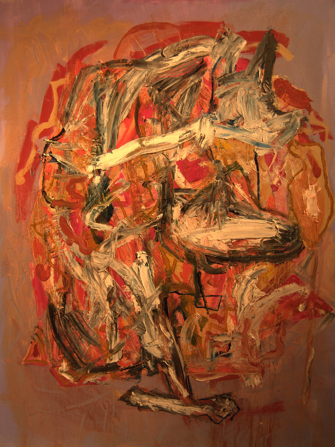 Zorro. Óleo sobre tabla. 60X80cm.